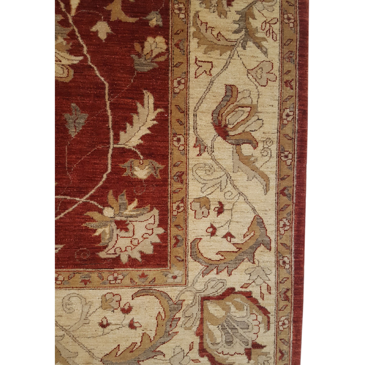 Pacific Ziegler 32382 Rust Gold Transitional Hand Knotted Rug