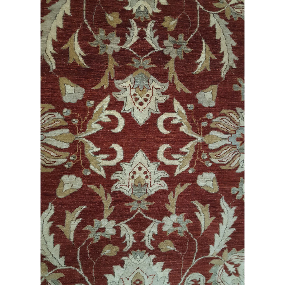 Pacific Ziegler 32382 Rust Gold Transitional Hand Knotted Rug