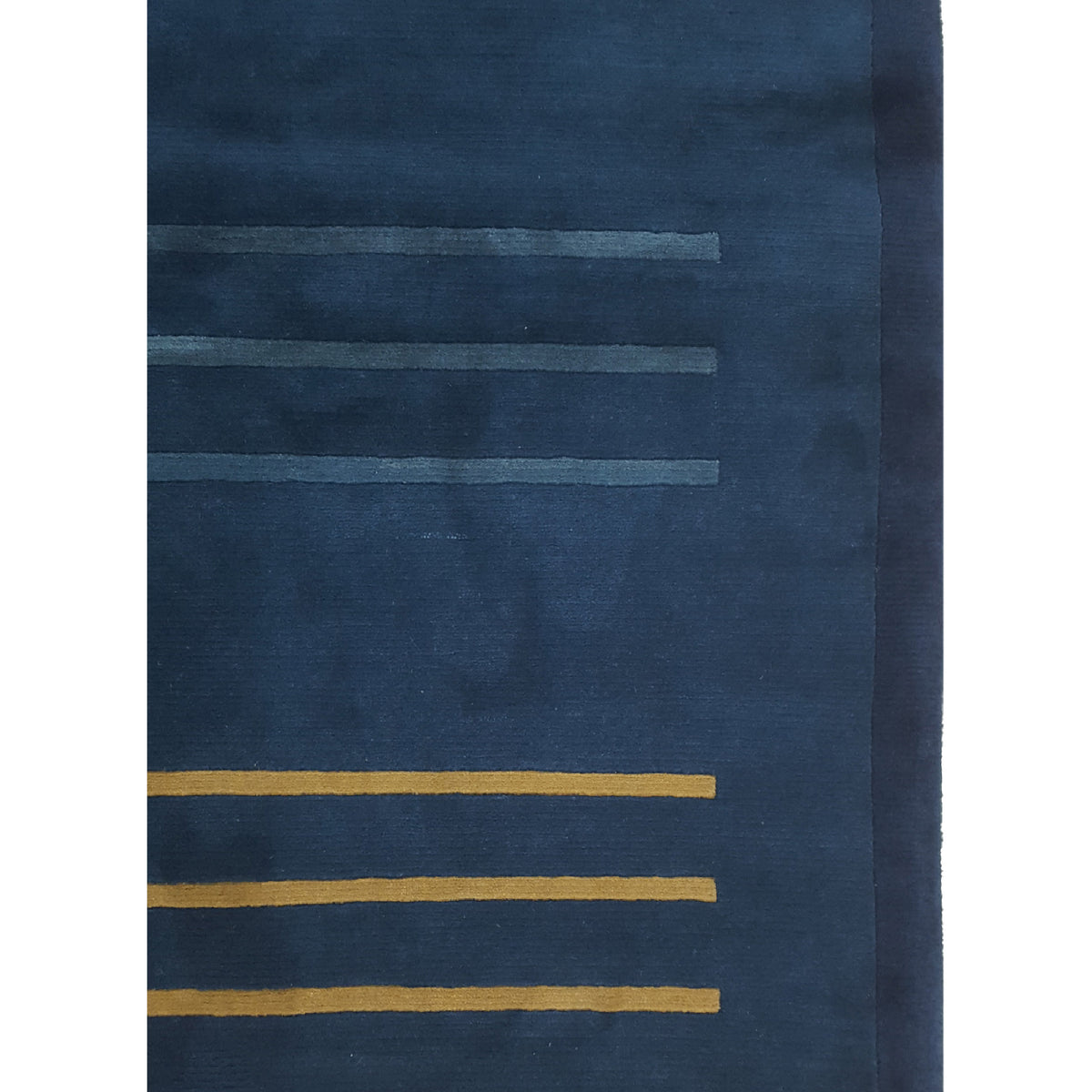 Pacific Tranquality 33187 Blue Blue Modern Hand Knotted Rug