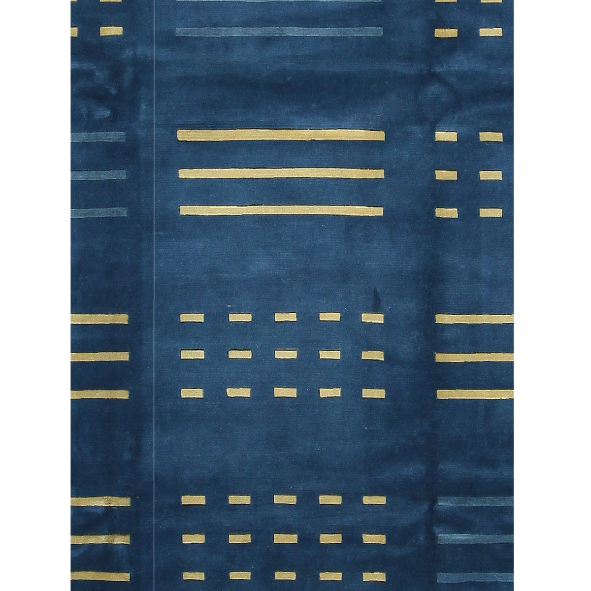 Pacific Tranquality 33187 Blue Blue Modern Hand Knotted Rug