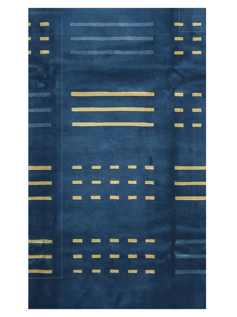 Pacific Tranquality 33187 Blue Blue Modern Hand Knotted Rug