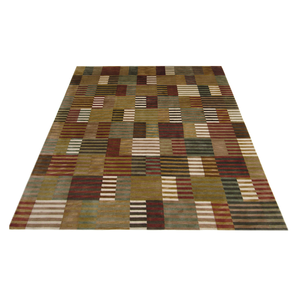 Pacific Tranquality 33234 Multi Multi Modern Hand Knotted Rug
