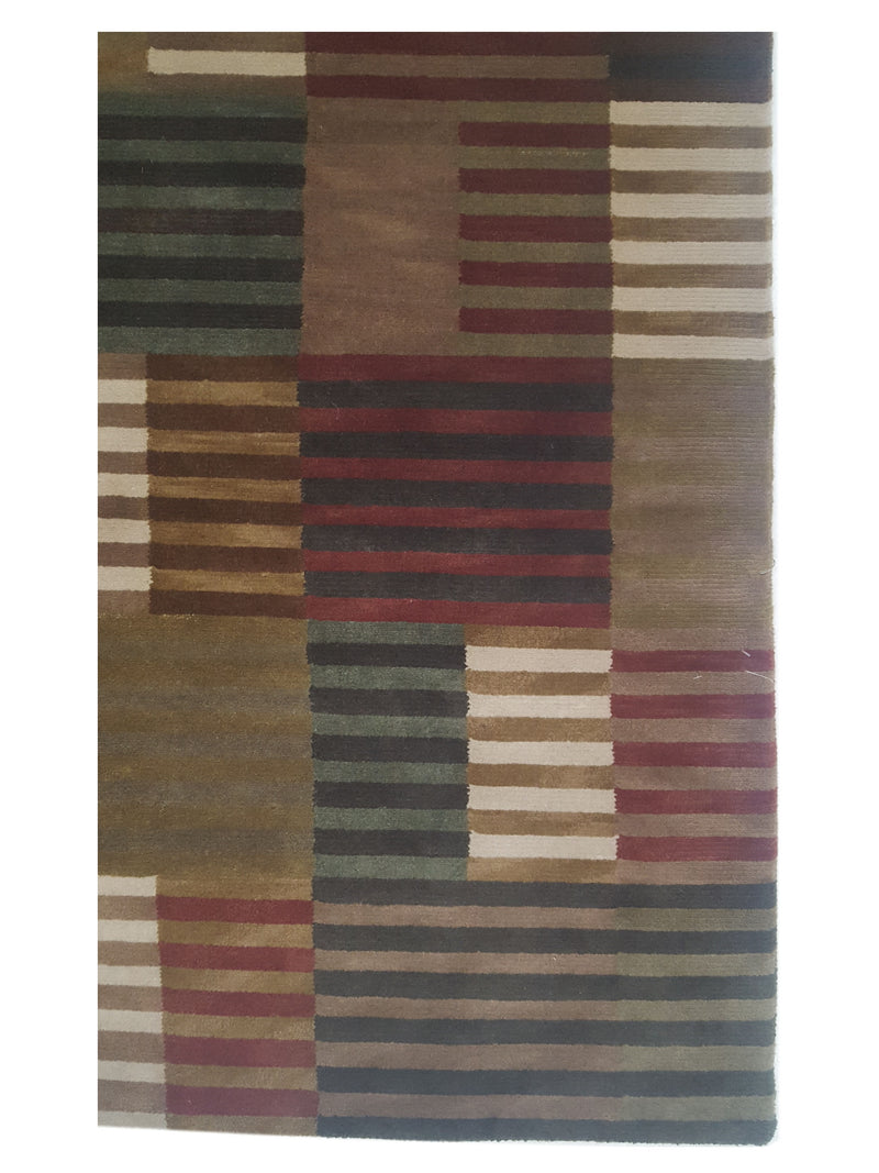 Pacific Tranquality 33234 Multi Multi Modern Hand Knotted Rug