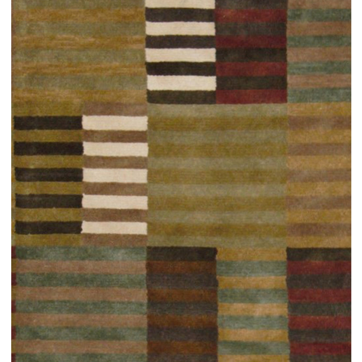 Pacific Tranquality 33234 Multi Multi Modern Hand Knotted Rug
