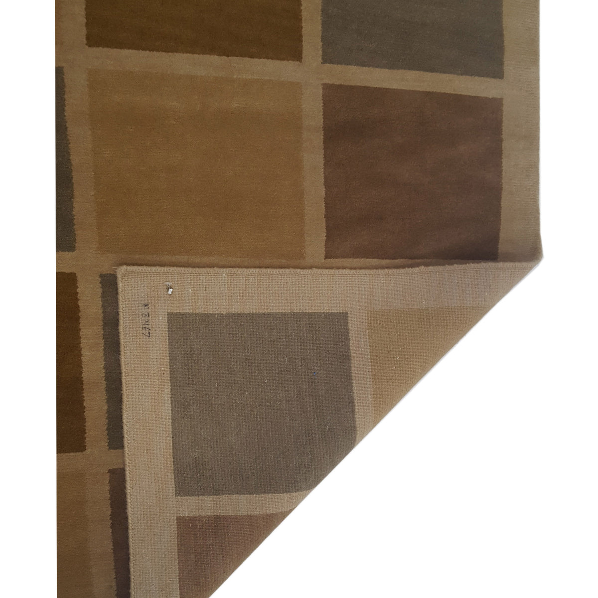 Pacific Tranquality 33281 Gold Brown Modern Hand Knotted Rug
