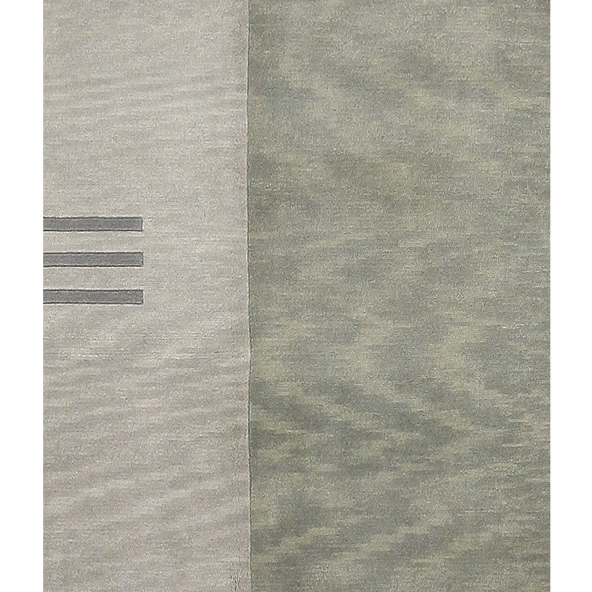 Pacific Gouri Ganga 33322 Ivory Grey Modern Hand Knotted Rug