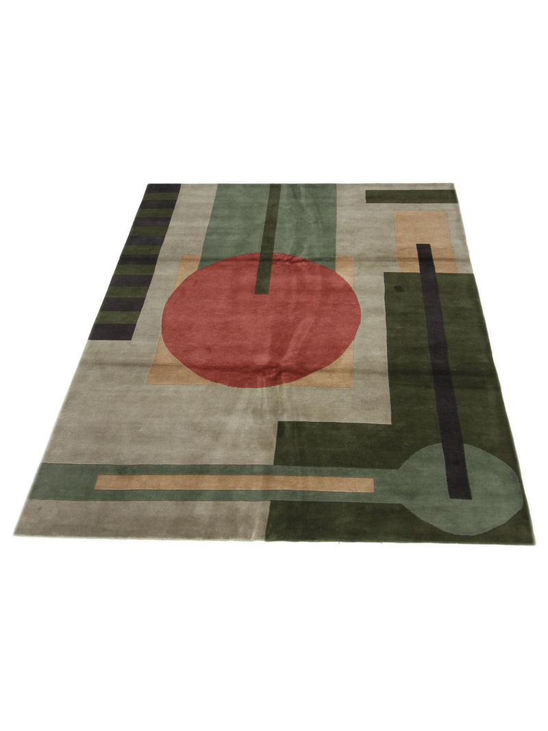 Pacific Gouri Ganga 33333 Multi Multi Modern Hand Knotted Rug