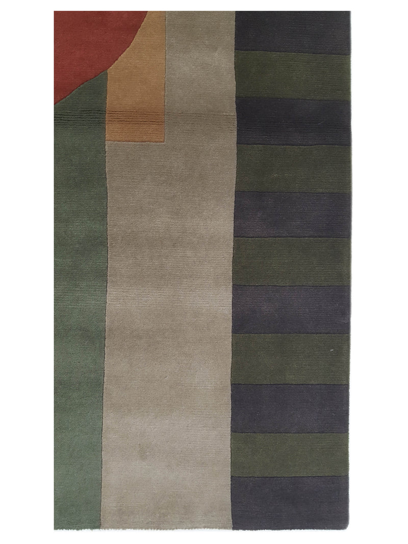 Pacific Gouri Ganga 33333 Multi Multi Modern Hand Knotted Rug