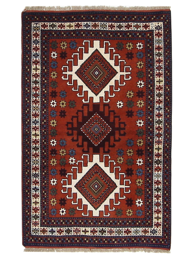 Fasa Persian  Rust Ivory Traditional