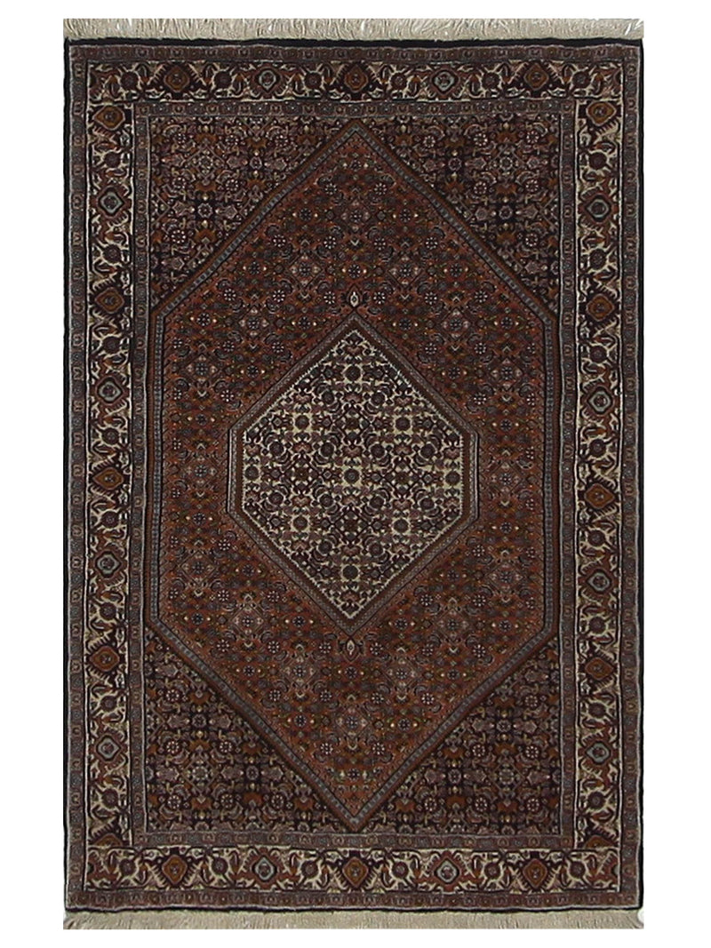 Fasa Bijar  Rust Ivory Traditional