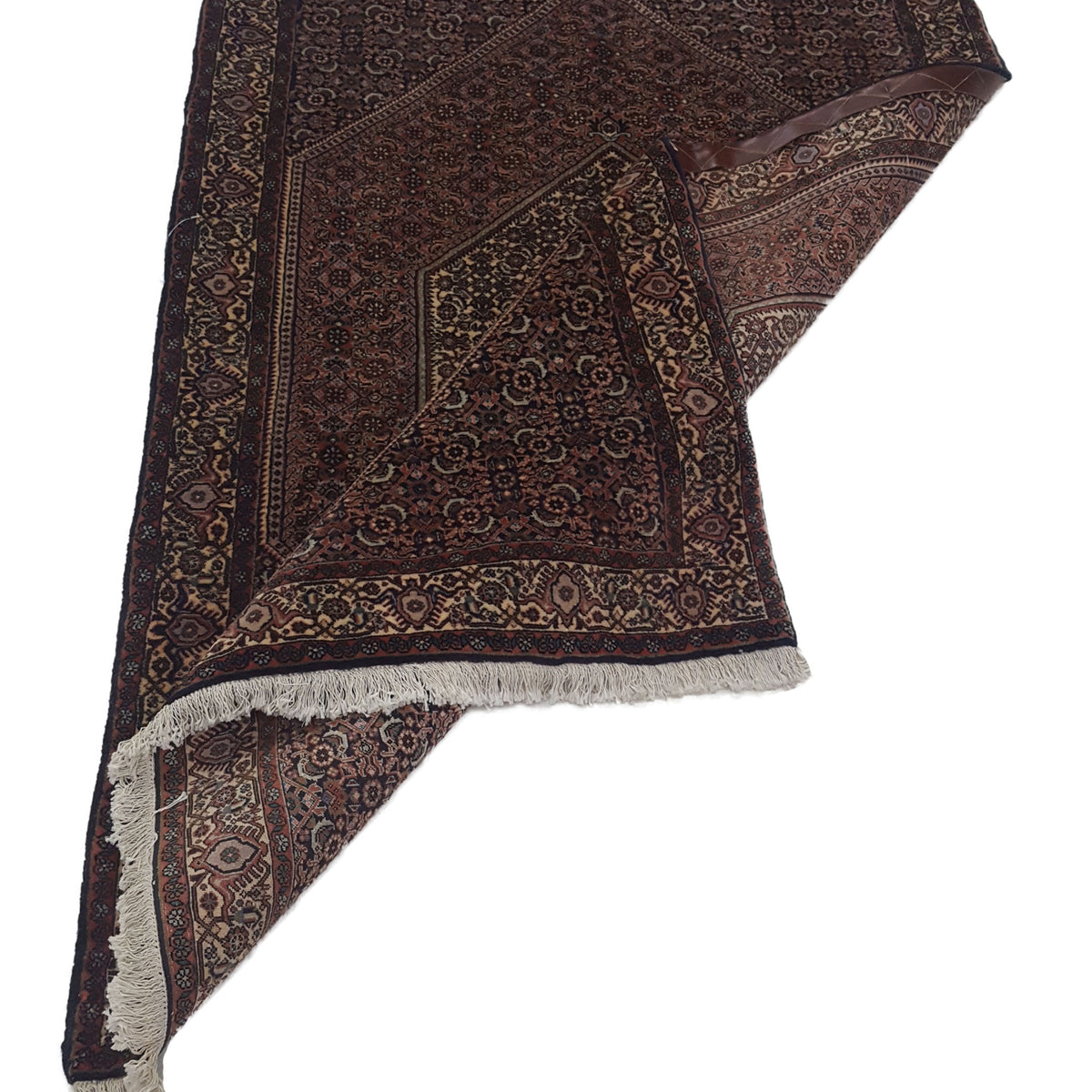Fasa Bijar 33593 Ivory Ivory Traditional Hand Knotted Rug