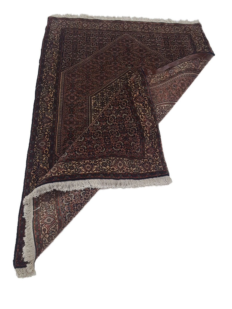 Fasa Bijar 33593 Ivory Ivory Traditional Hand Knotted Rug