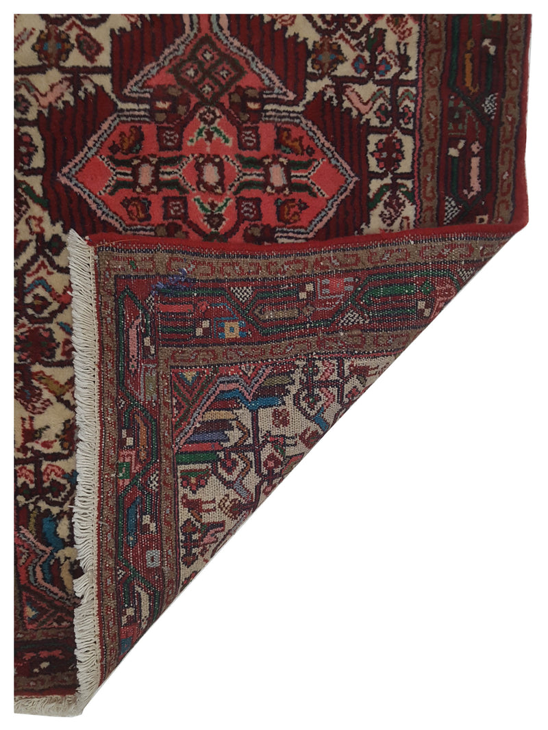 Pacific Persian 33606 Ivory Red Traditional Hand Knotted Rug