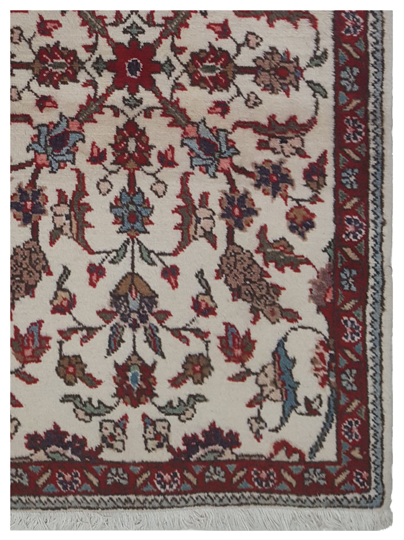 Pacific Persian 33607 Ivory Red Traditional Hand Knotted Rug