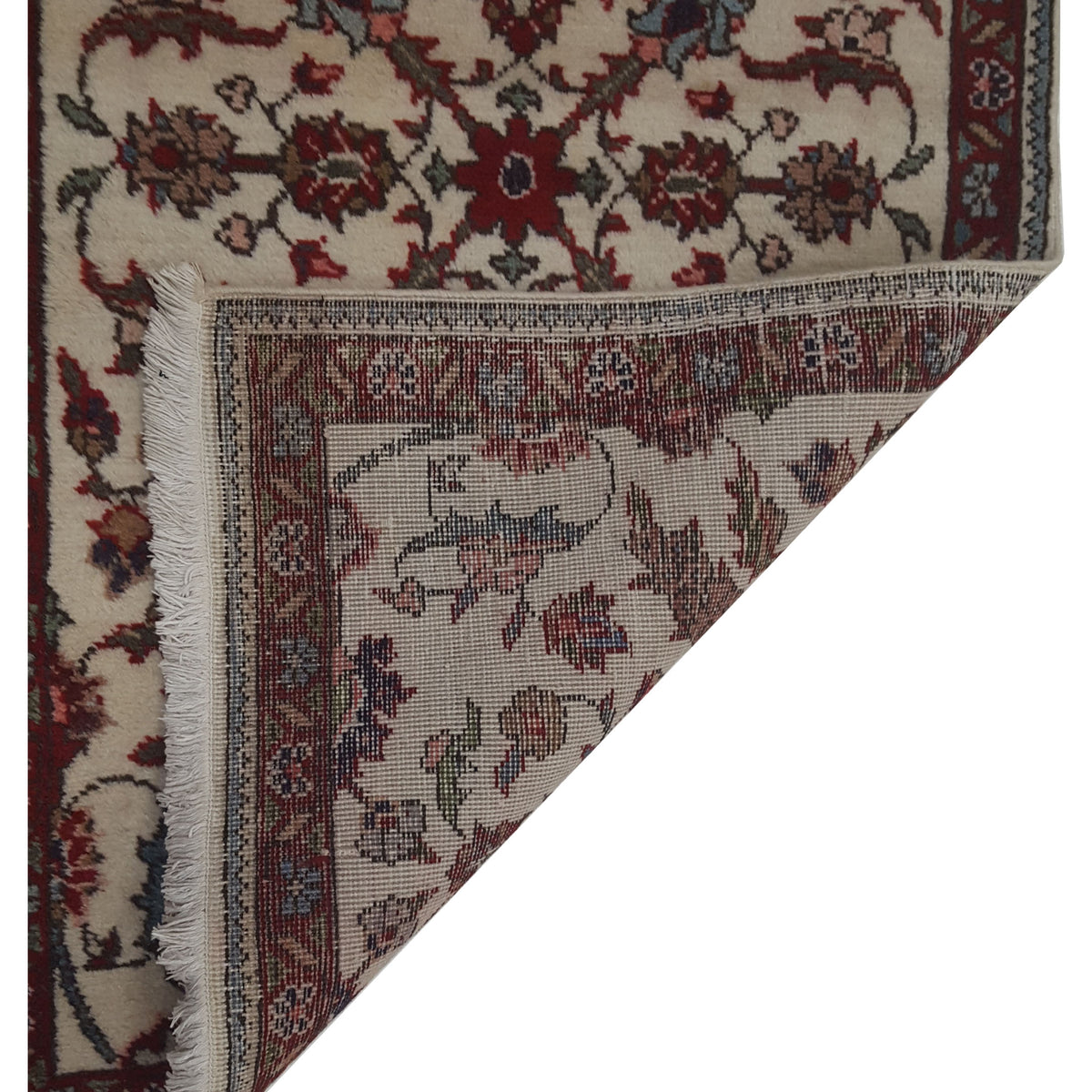 Pacific Persian 33607 Ivory Red Traditional Hand Knotted Rug