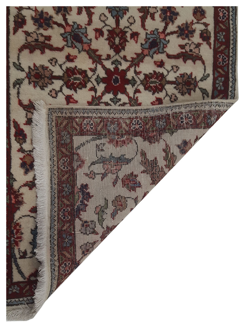 Pacific Persian 33607 Ivory Red Traditional Hand Knotted Rug