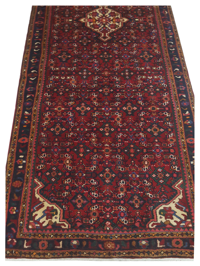 Fasa Persian 33642 Red Blue Traditional Semi Antique Rug