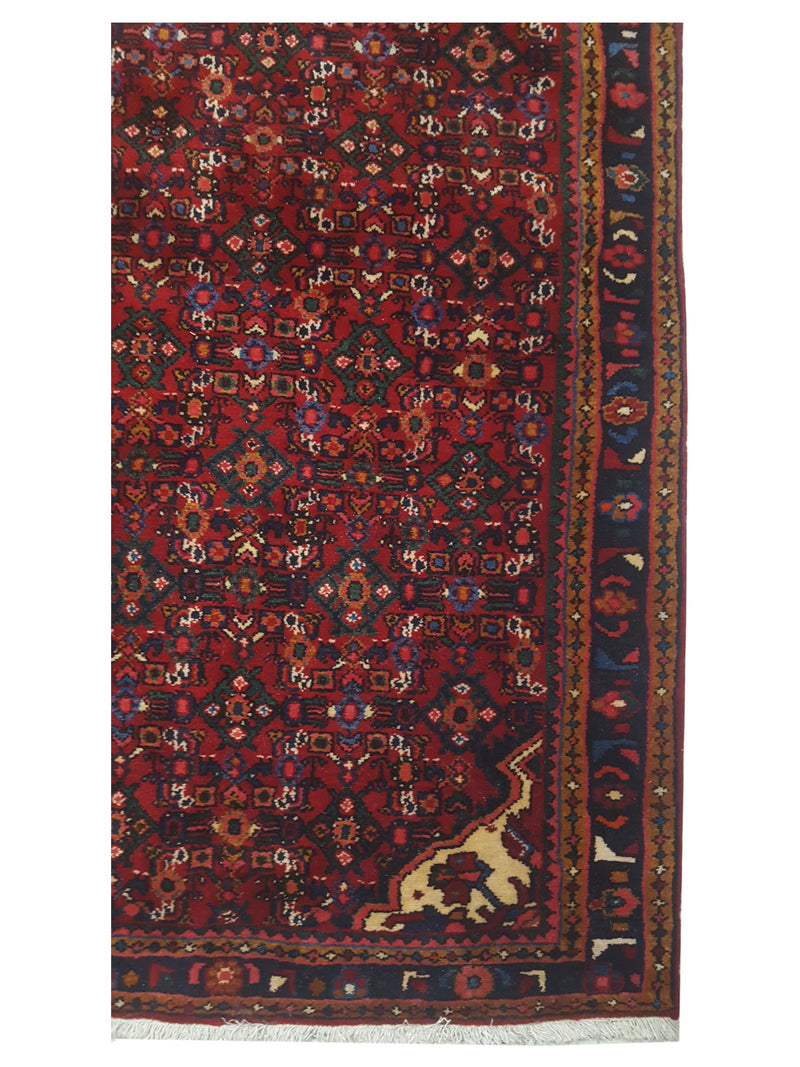 Fasa Persian 33642 Red Blue Traditional Semi Antique Rug