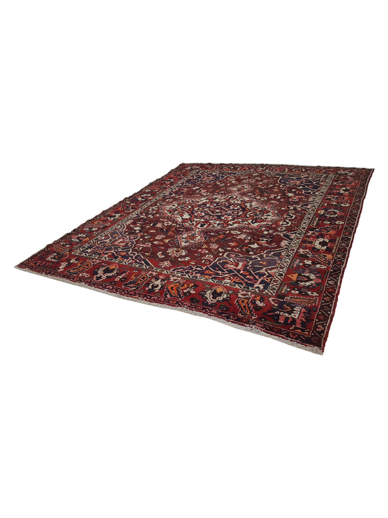 Fasa Antique Bakhtiyari 33645 Rust Rust Traditional Antique Rug
