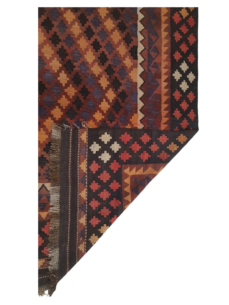 Aura Kilim 33739 Brown Multi Kilim Hand Woven Rug
