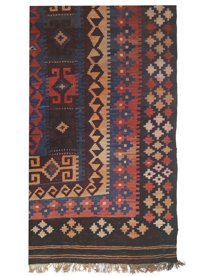 Pacific Afghan 33741 Multi Multi kilim Hand Knotted Rug