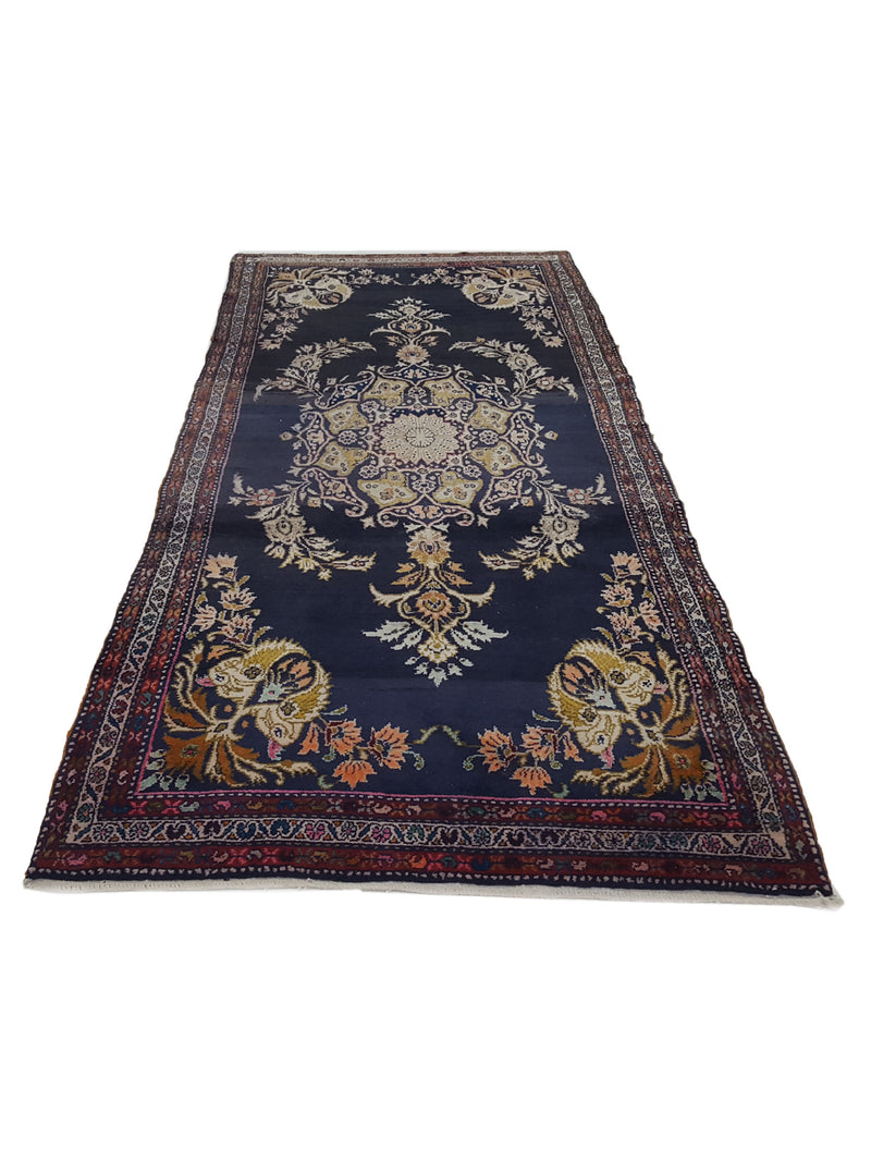 Pacific Malayer 33746 Navy Navy Traditional Hand Knotted Rug