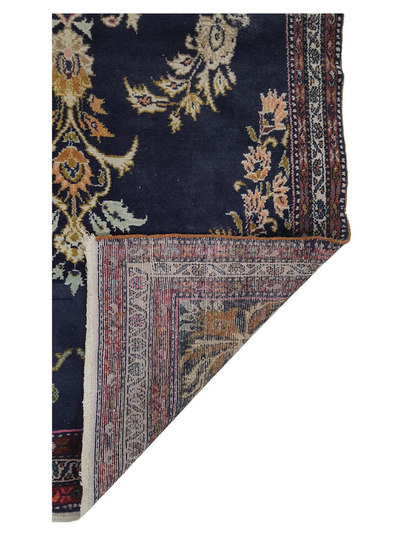 Pacific Malayer 33746 Navy Navy Traditional Hand Knotted Rug