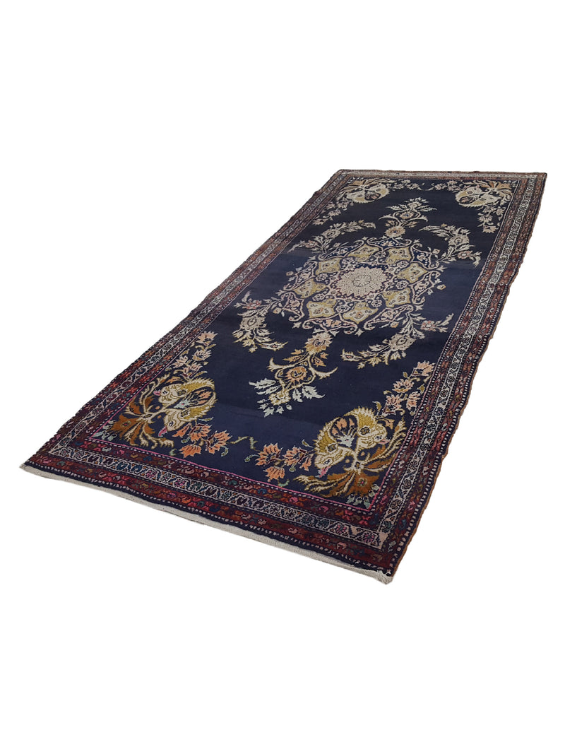 Pacific Malayer 33746 Navy Navy Traditional Hand Knotted Rug