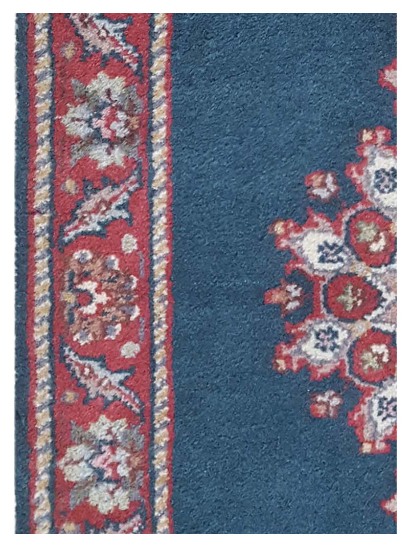 Pacific Royal Royal-Green Green Red Traditional Hand Knotted Rug