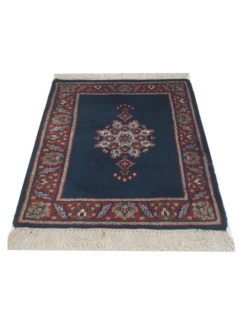 Pacific Royal Royal-Green Green Red Traditional Hand Knotted Rug