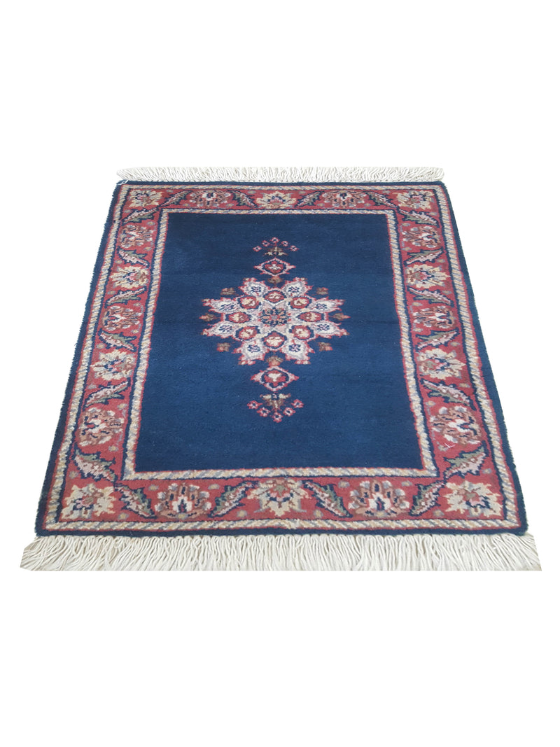 Pacific Royal Royal-Green Green Red Traditional Hand Knotted Rug