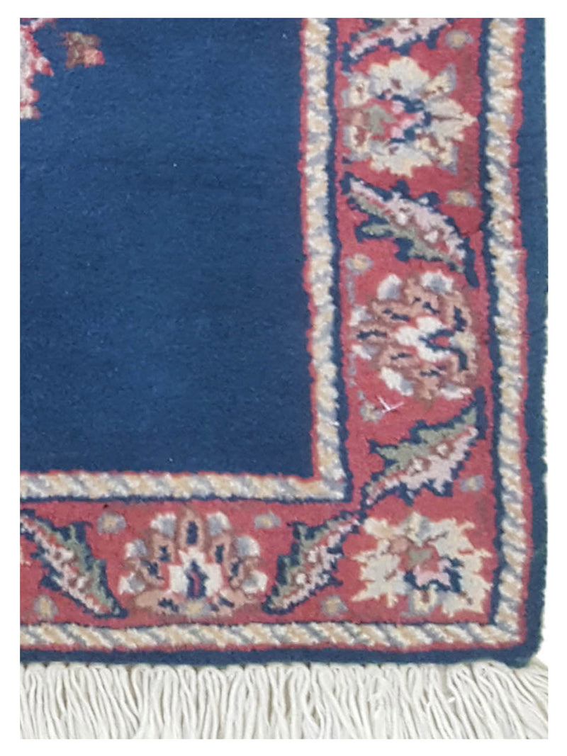 Pacific Royal Royal-Green Green Red Traditional Hand Knotted Rug