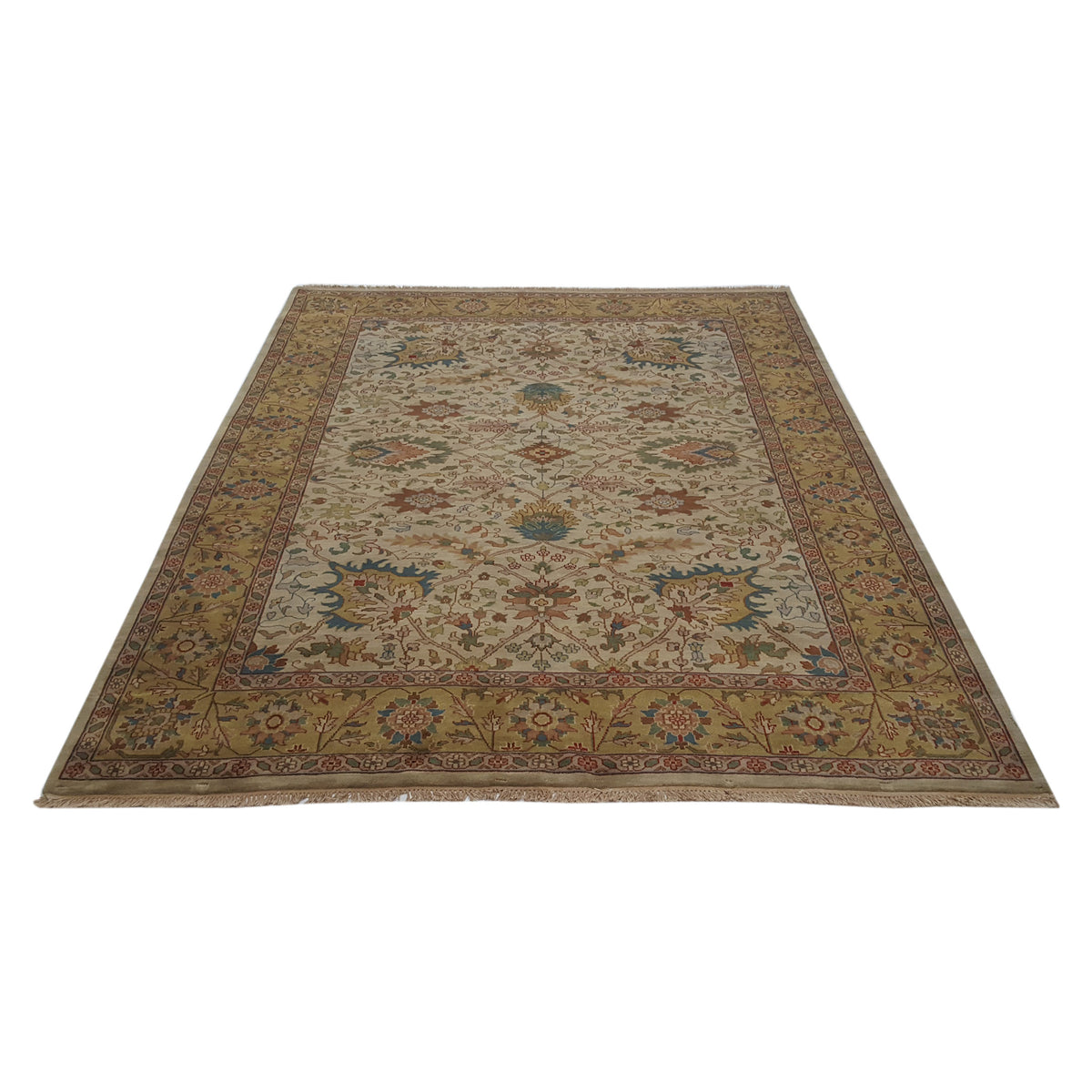 Pacific Tribal 33817 Ivory Sage Traditional Hand Knotted Rug