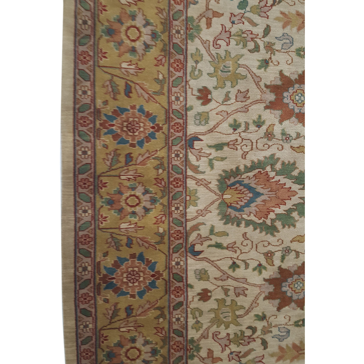 Pacific Tribal 33817 Ivory Sage Traditional Hand Knotted Rug