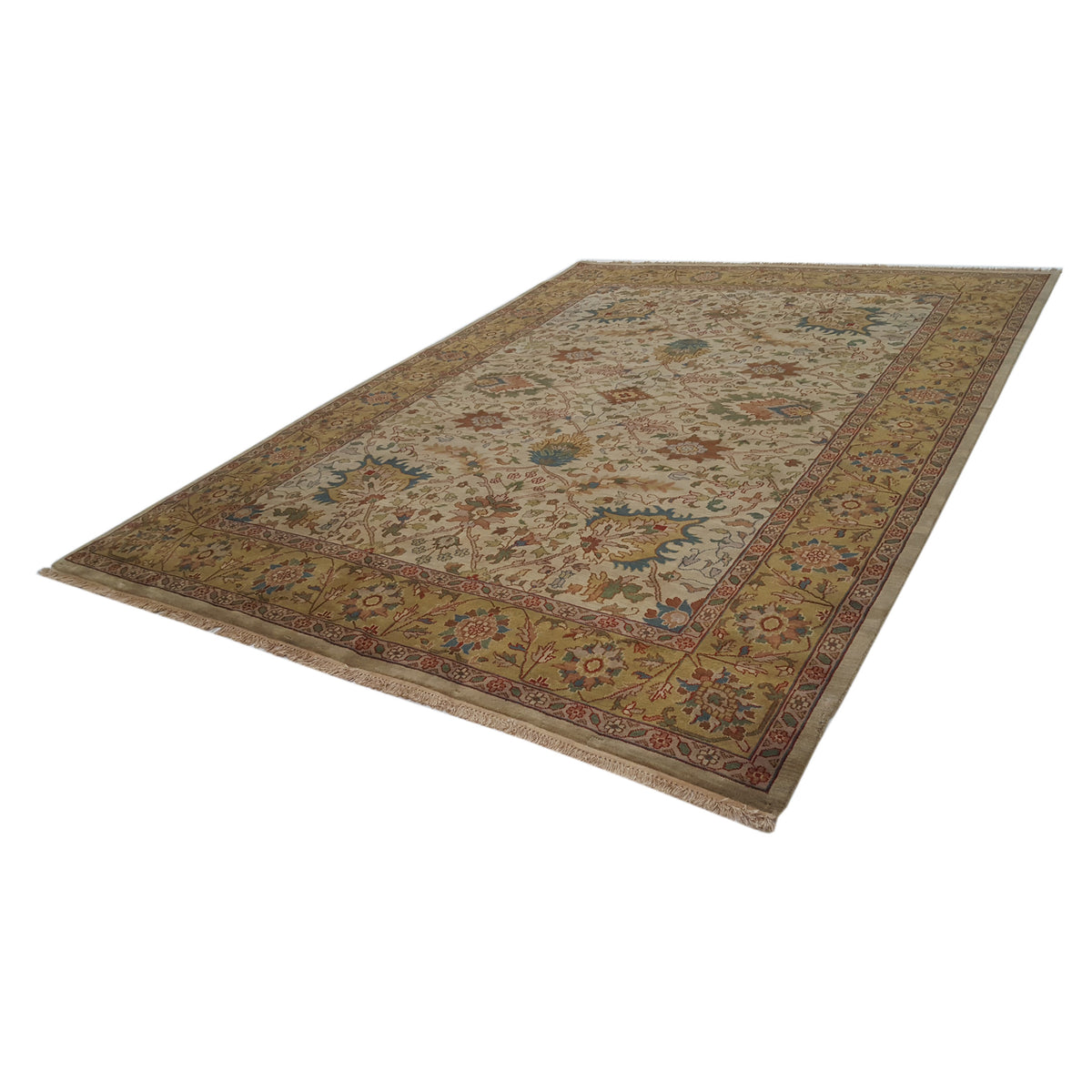 Pacific Tribal 33817 Ivory Sage Traditional Hand Knotted Rug