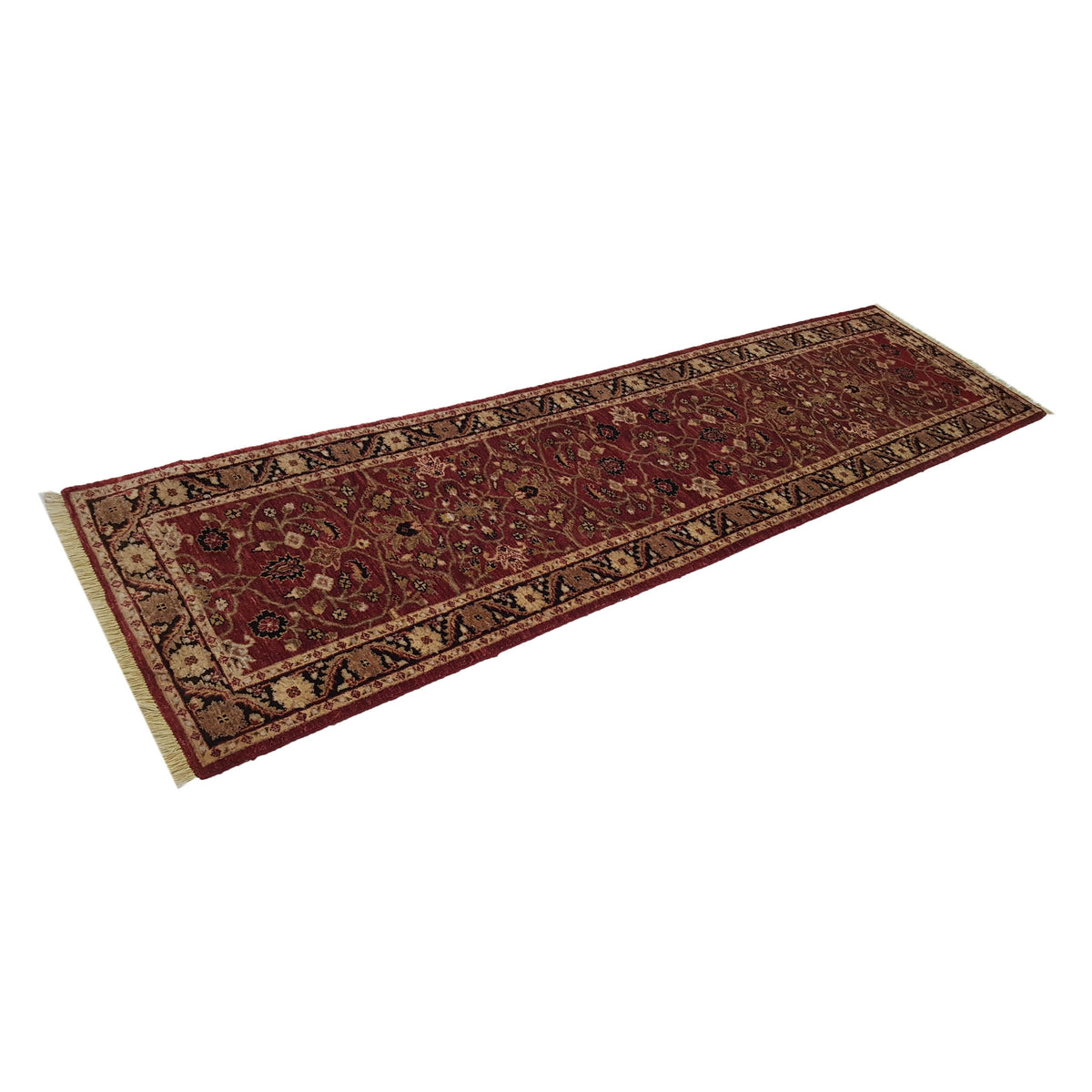 Pacific Ziegler 33828 Red Black Transitional Hand Knotted Rug