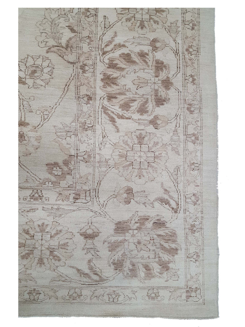Pacific Ziegler 33830 Ivory Ivory Transitional Hand Knotted Rug