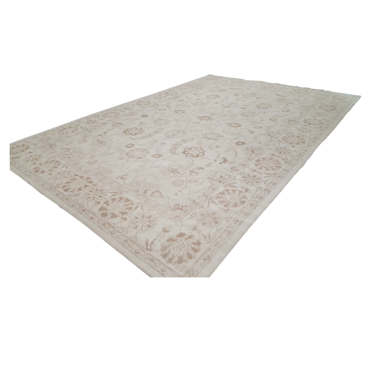 Pacific Ziegler 33830 Ivory Ivory Transitional Hand Knotted Rug