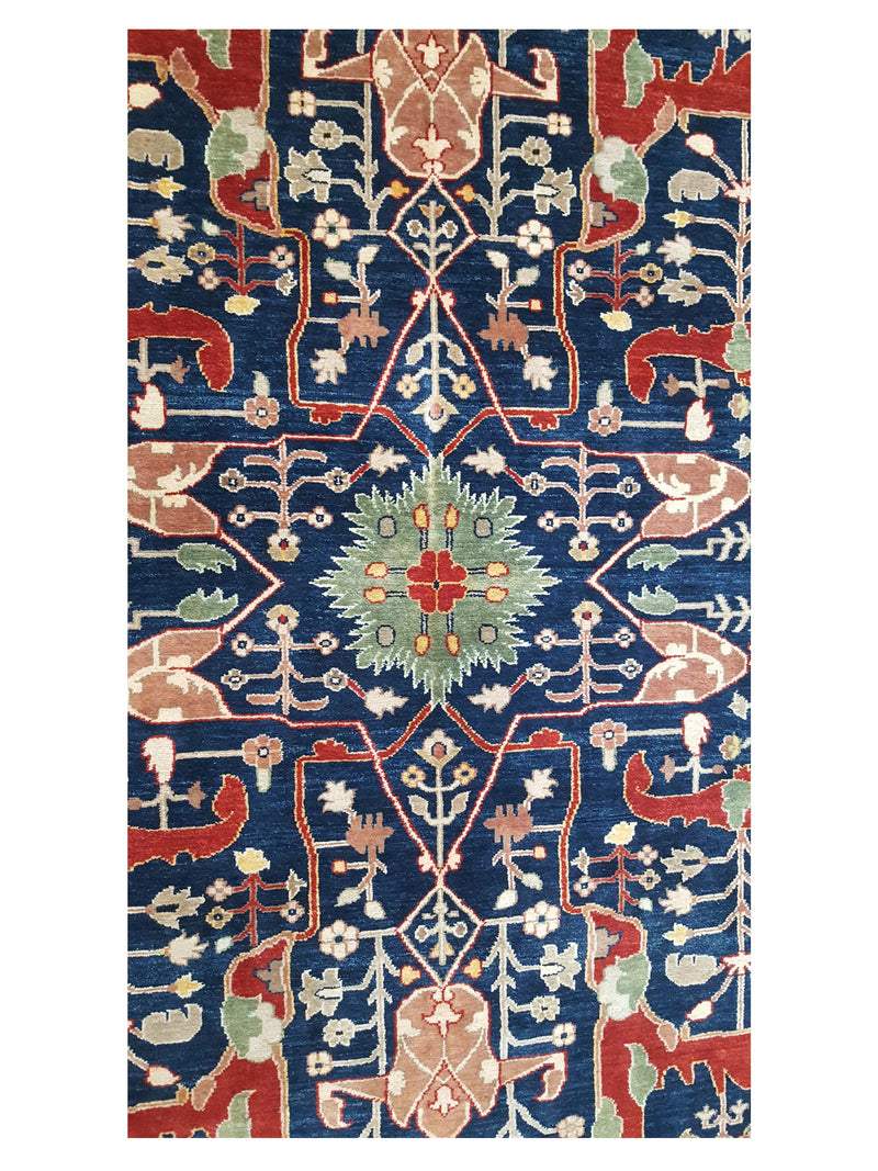 Pacific Ziegler 33831 Navy Multi Transitional Hand Knotted Rug