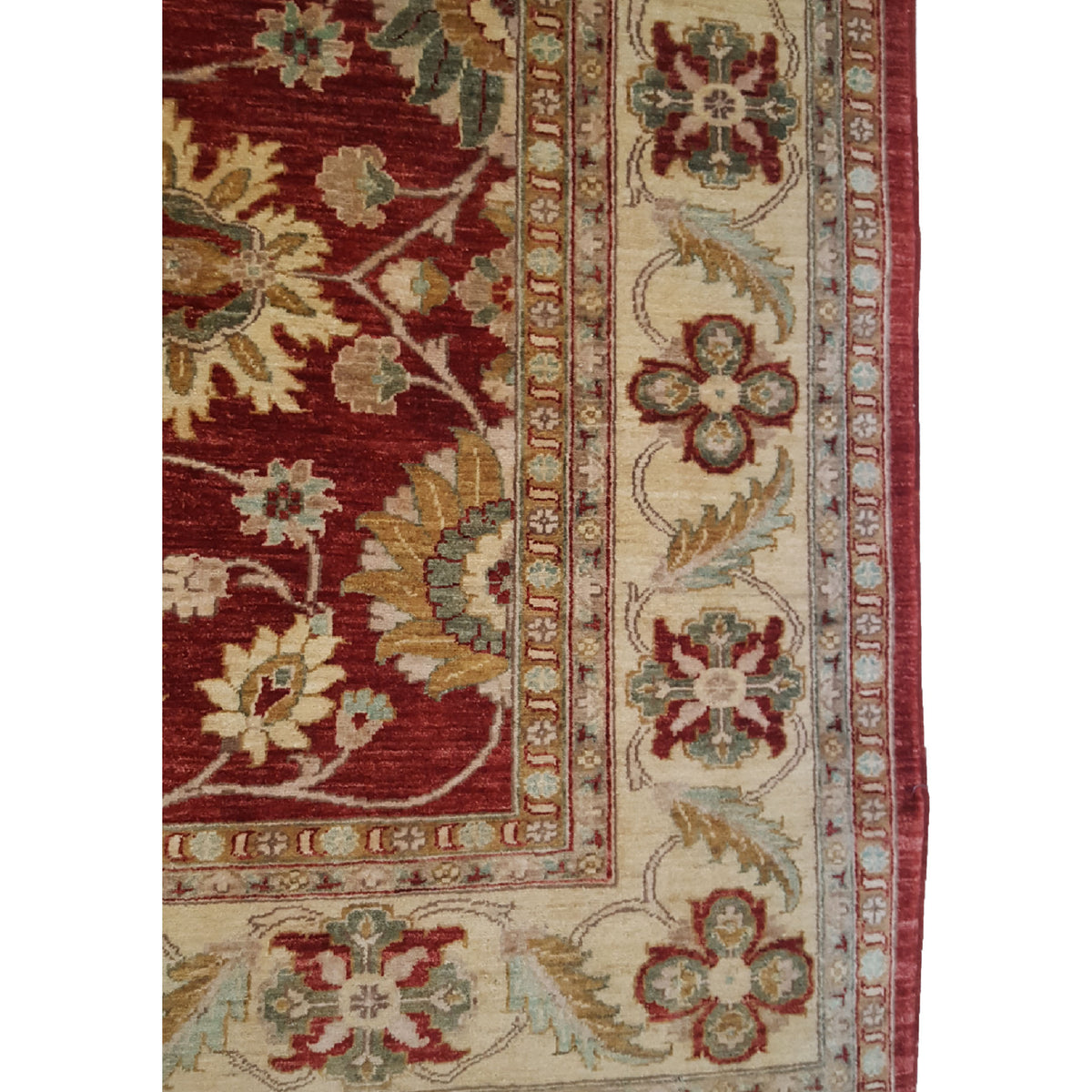 Pacific Ziegler 33862 Red Gold Transitional Hand Knotted Rug