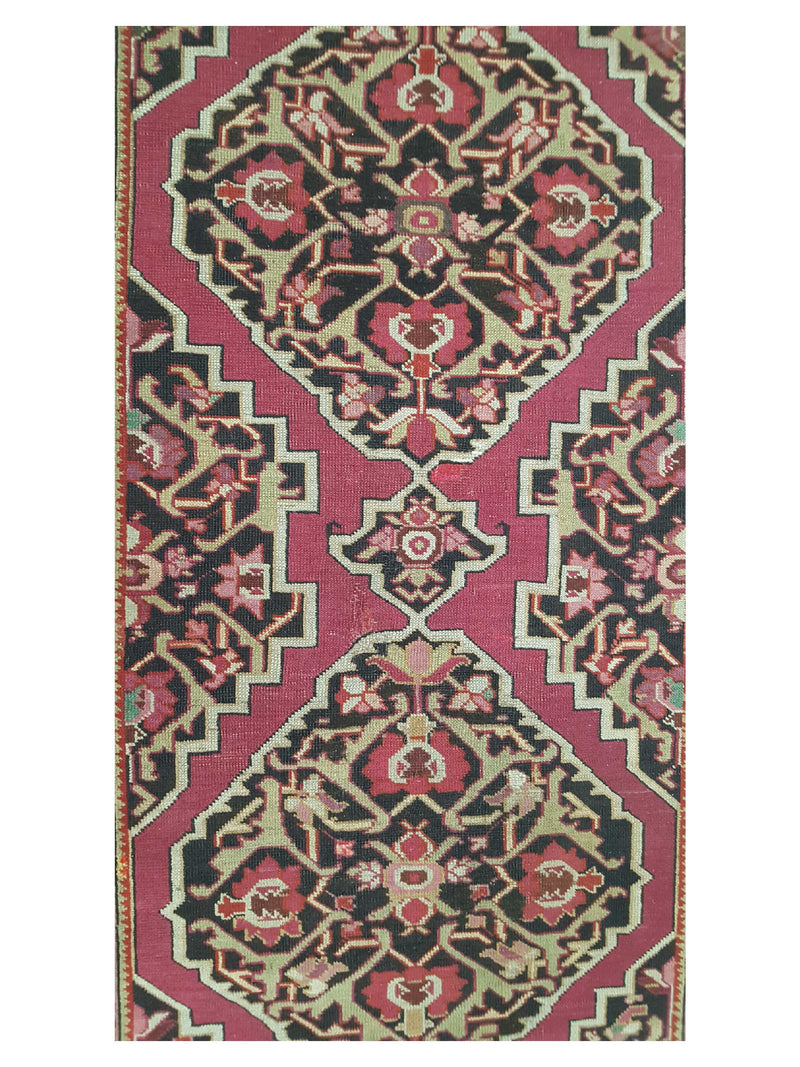 Fasa Antique Karabagh 33906 Rust Ivory Traditional Antique Rug