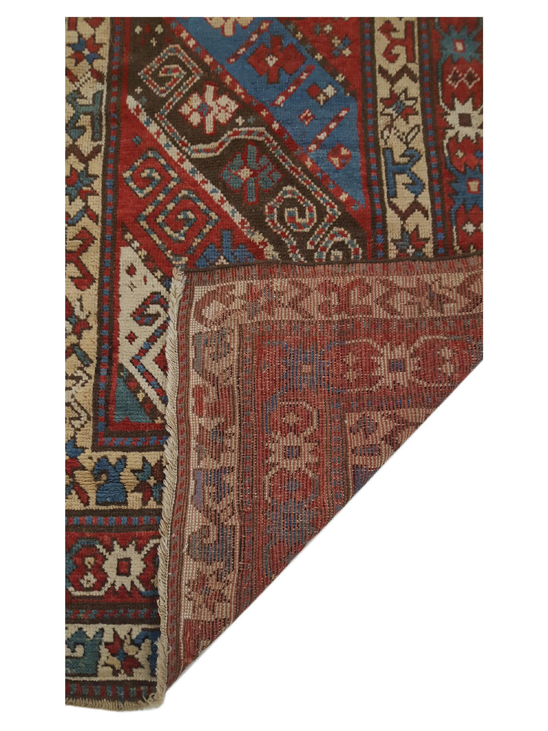 Fasa Antique Gengee 33908 Multi Multi Traditional Antique Rug