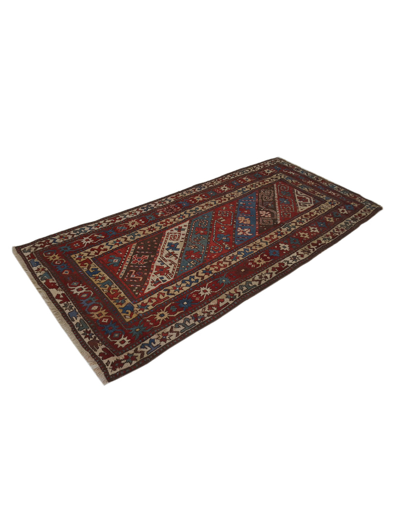 Fasa Antique Gengee 33908 Multi Multi Traditional Antique Rug