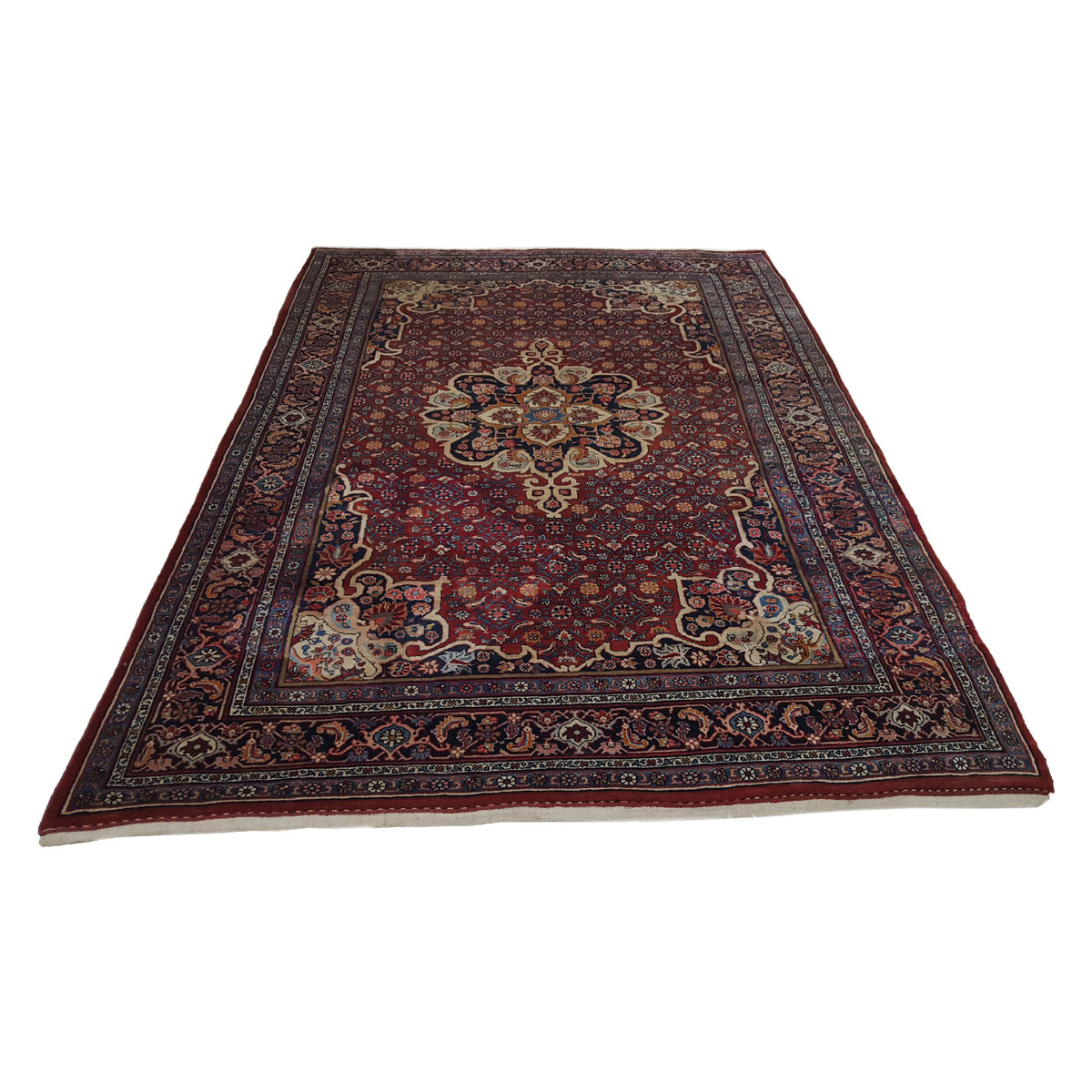 Fasa Bijar 33918 Rust Rust Traditional Hand Knotted Rug