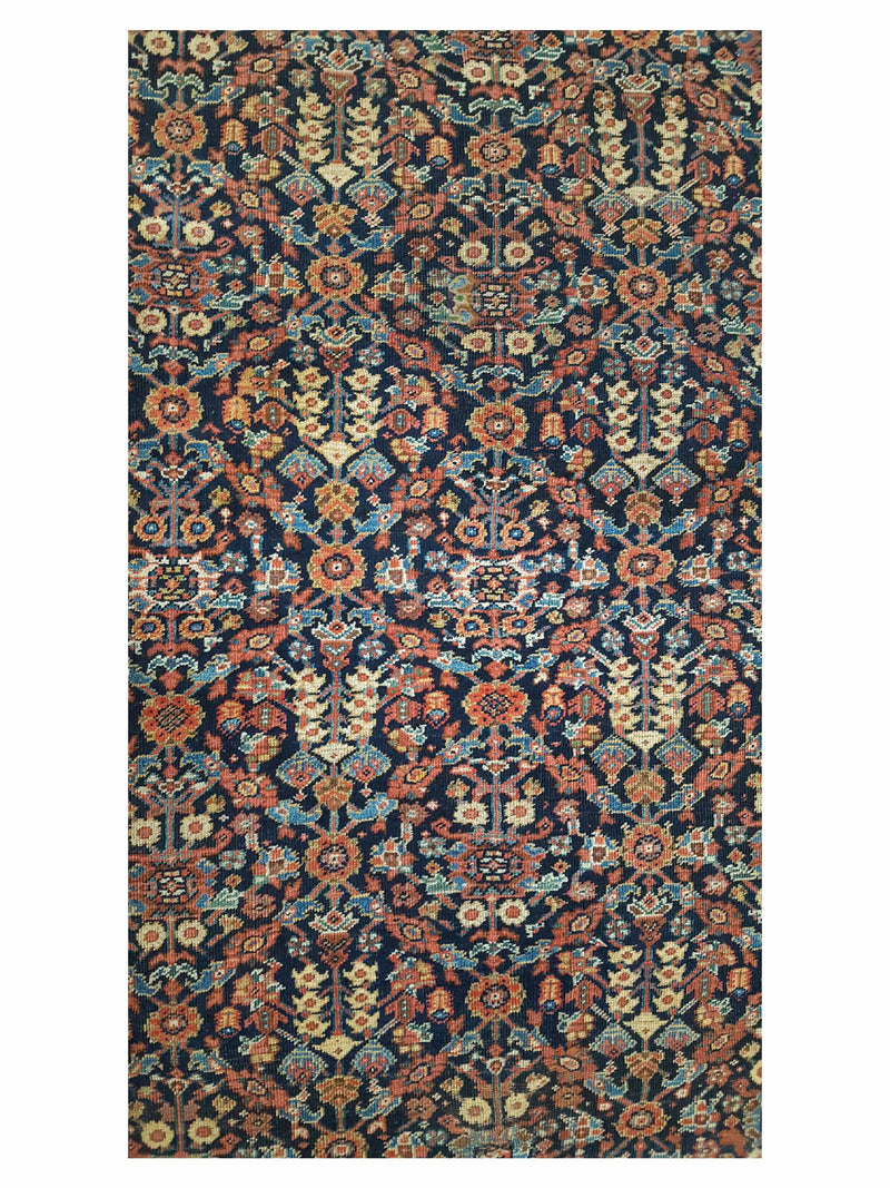 Fasa Antique Farahan 33925 Indigo Camel Traditional Antique Rug