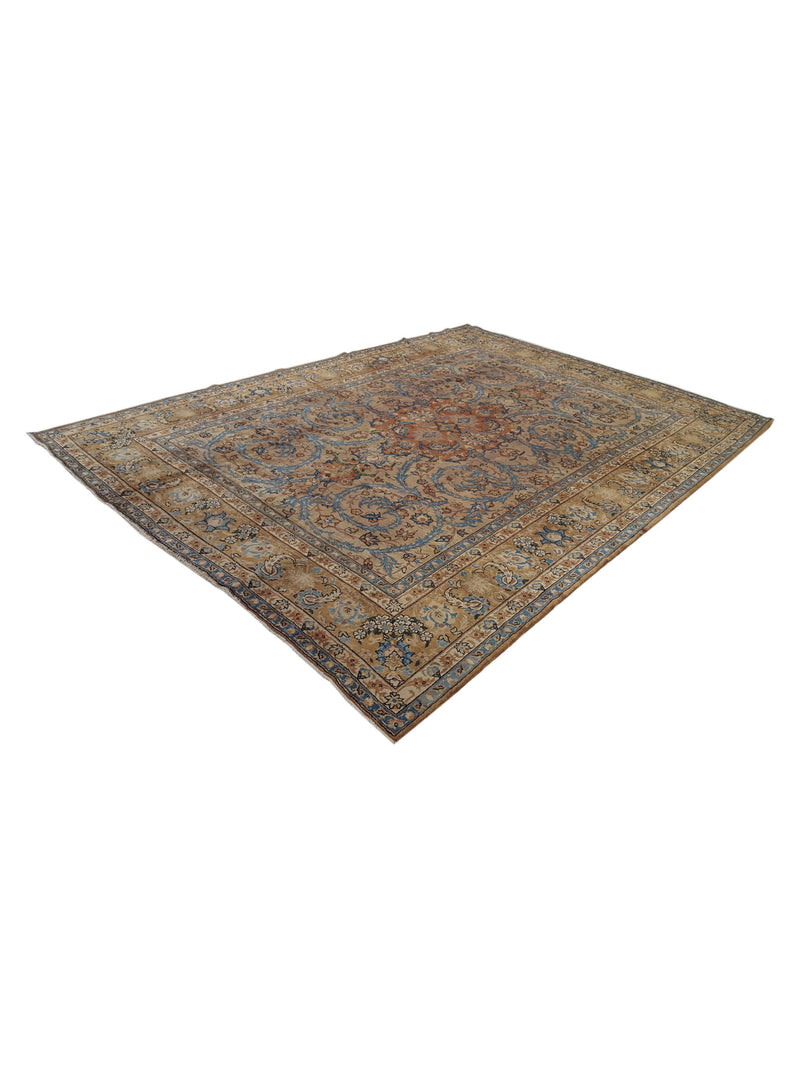 Fasa Antique Yazad 33927 Cream Lt.Brown Transitional Antique Rug