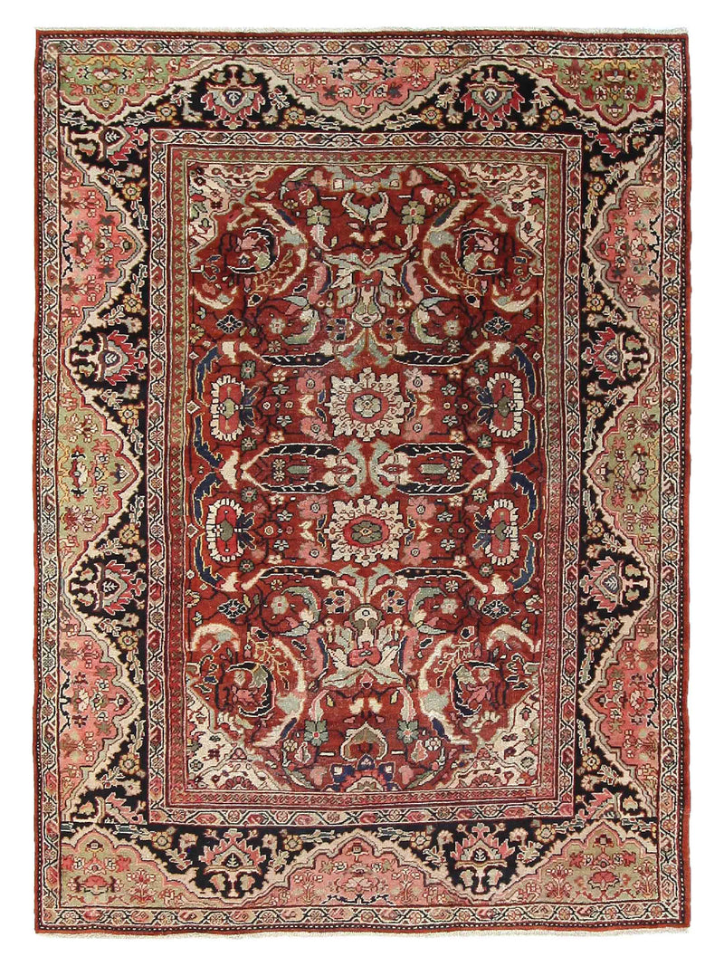 Fasa Antique Mahal  Rust Multi Traditional