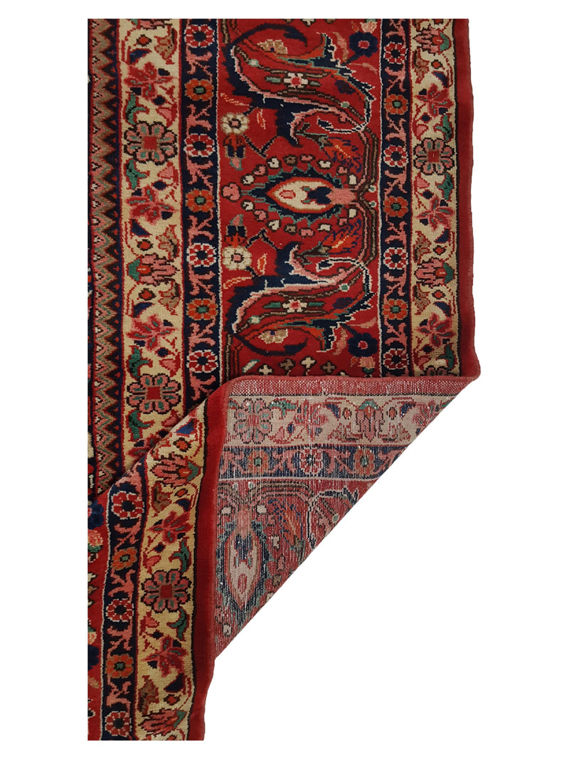 Fasa Antique Malayer 33939 Indigo Rust Traditional Antique Rug