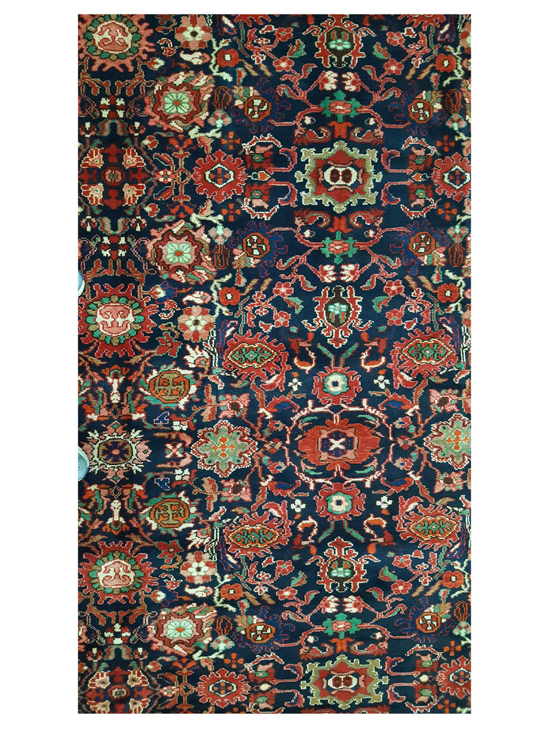 Fasa Antique Malayer 33939 Indigo Rust Traditional Antique Rug