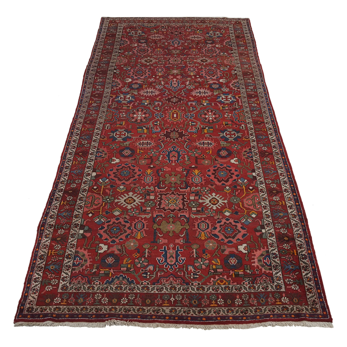 Fasa Antique Malayer 33946 Burgundy Burgundy Traditional Antique Rug
